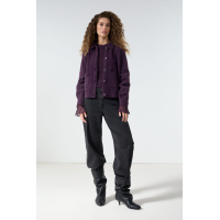 Tramontana Jacket Feather Aubergine Noir